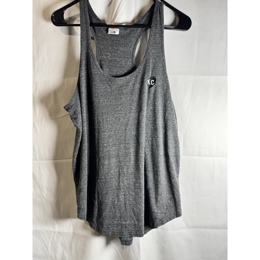 Charlie Hustle KC Charcoal Razor Back‎ Tank Top Size XL